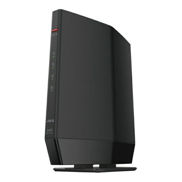 BUFFALO｜バッファロー Wi-Fi中継機 4803+573Mbps AirStation(Android/iOS/Mac/Win) ブラック WEX-5400AX6 [Wi-Fi 6(ax)]