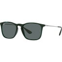 レイバン｜RayBan CHRIS RB4187F 666381 54mm トランスペアレントグリーン/ダークグレー偏光