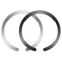 イーエスアール｜ESR マグネット式アクセサリ対応リング ESR Black&Silver ESRHaloLockUniversalRing2Z515