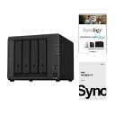 【エントリーで2倍pt(5/1まで)】 SYNOLOGY｜シノロジー NASキット ストレージ無 /4ベイ DiskStation DS923G/G