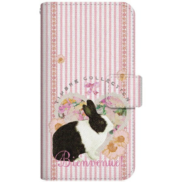 CaseMarket｜ケースマーケット CaseMarket A104SH スリム手帳型ケース ラビット キュート ボタニカル ダイアリー - 花柄 スウィート ガーリー グラフィックス CaseMarket A104SH-BCM2S2472-78