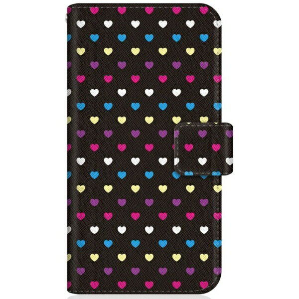 CaseMarket｜ケースマーケット CaseMarket SCV46 スリム手帳型ケース レインボー ハート 50S スリム ダイアリー SCV46-BCM2S2531-78