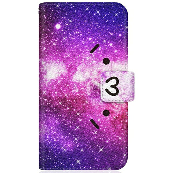 CaseMarket｜ケースマーケット SHOBON SCV46 スリム手帳型ケース 宇宙規模の ショボーン (´・ω・`) × ナエ-(´Д｀) 手帳 宇宙柄 ショボーン ブラック SCV46-BSB2S2306-78