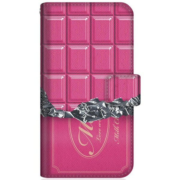CaseMarket｜ケースマーケット CaseMarket SH-M11 スリム手帳型ケース 板チョコ コレクション チョコレート ダイアリー ストロベリー SH-M11-BCM2S2264-78
