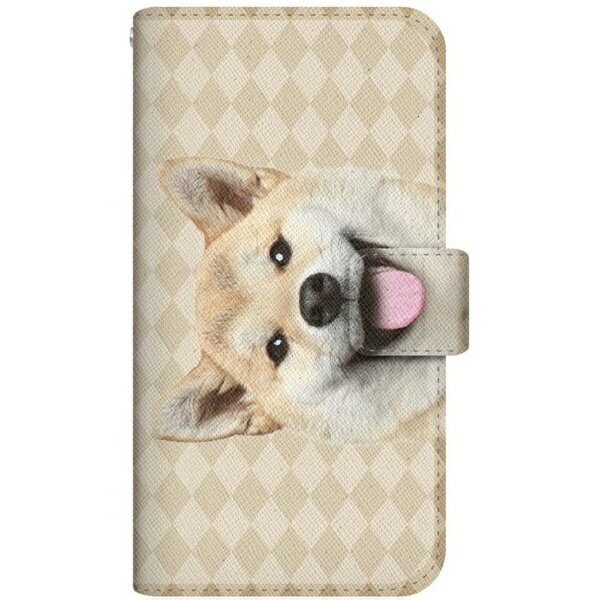 Antenna - CaseMarket｜ケースマーケット CaseMarket SH-M11 スリム手帳型ケース ZAKKA ZOO ノート キュート つぶらな瞳 柴犬 ワンワン フレンチ ダイヤ柄 ベージュ SH-M11-BCM2S2821-78