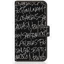CaseMarket|ケースマーケット CaseMarket SCG02 スリム手帳型ケース United State City アメリカン シティー タイポグラフィー ブラック SCG02-BCM2S2108-78