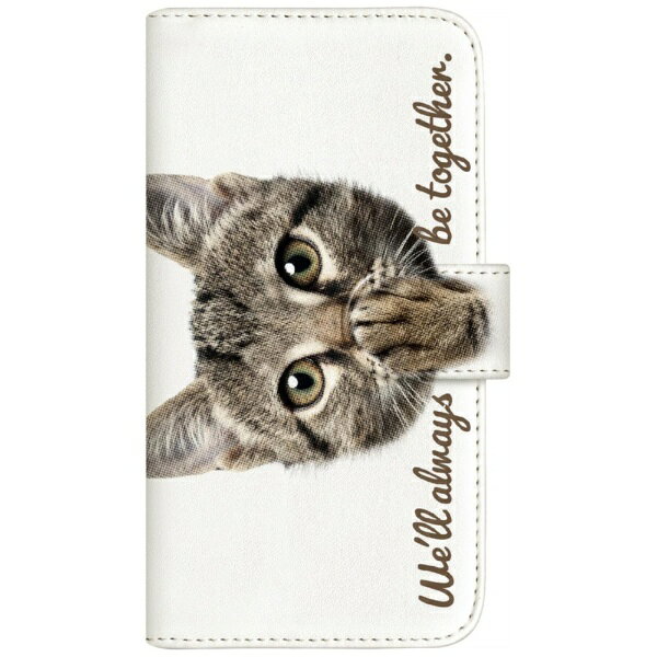 with NYAGOはお洒落でかわいい人気の猫デザインブランド。しっかりとした質感の厚手タイプ手帳型。■「猫びより」など雑誌やメディアにも多数紹介されました。個性的な可愛いニャンコは超目立ちます！■しっかりとした質感の厚手タイプ手帳型ケースを汚れに強いフェイクレザー（合皮）で仕上げました。■丁寧な縫製、しっかりとした質感は手帳型ならではの存在感。内側にはカードポケットを3つ装備。■開閉は簡単なマグネット式です。側面上部にはストラップの取付ができます。※商品写真はサンプルです。実際の製品では印刷位置やカメラ穴の形状、ポリカの色が異なる場合があります。