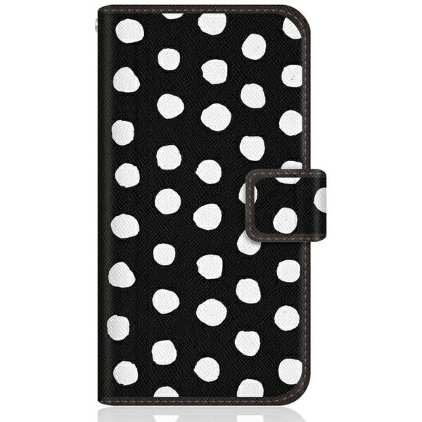 CaseMarket｜ケースマーケット CaseMarket SCV48 スリム手帳型ケース 北欧 モダン モノトーン パッロ Black SCV48-BCM2S2104-78