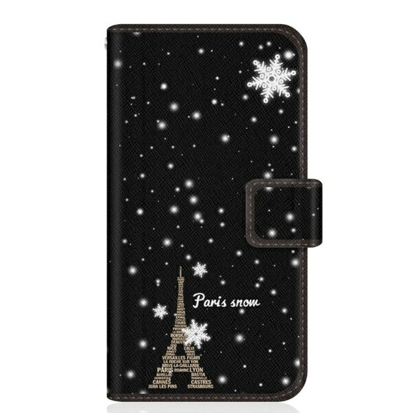 CaseMarket｜ケースマーケット CaseMarket G020N スリム手帳型ケース エッフェル塔 コレクション - パリス スノー ダイアリー G020N-BCM2S2624-78