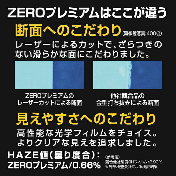 楽天ビック(ビックカメラ×楽天)のETSUMI｜エツミ デジタルカメラ用液晶保護フィルムZERO PREMIUM PENTAX KF対応 E-7608｜アングル2