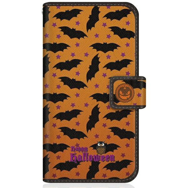 CaseMarket｜ケースマーケット CaseMarket SC-54A スリム手帳型ケース ハッピー ハロウィン バット パターン ダイアリー SC-54A-BCM2S2622-78