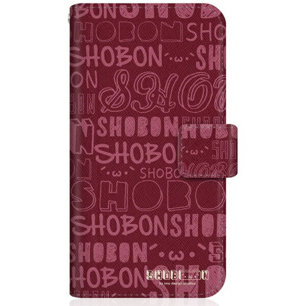 CaseMarket｜ケースマーケット SHOBON iPhone12mini スリム手帳型ケース ショボーン (´ ω `) クラシック レッド iPhone12mini-BSB2S2610-78