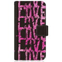 CaseMarket｜ケースマーケット CaseMarket SCV45 スリム手帳型ケース LOVE. LOVE. LOVE. The Pink スリム ダイアリー SCV45-BCM2S2235-78