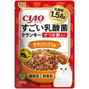 いなばペットフード｜INABA-PETFOOD CIAO（チャオ）すごい乳酸菌クランキー かつお節入り チキンミックス味 500g