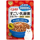 いなばペットフード｜INABA-PETFOOD CIAO（チャオ）すごい乳酸菌クランキー かつお節入り ほたて味 200g