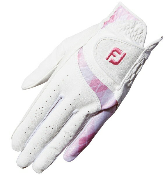 フットジョイ｜FootJoy 【レディース 左手着用(右利き用)】ゴルフグローブ WOMEN’S レディ イーコンフォート(20cm/ホワイト×ピンク) FGLE22WP-20【返品交換不可】