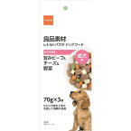 イトウ&カンパニー｜ITO＆CO 良品素材 成犬用旨味ビーフ＆チーズ＆野菜 70g×3袋