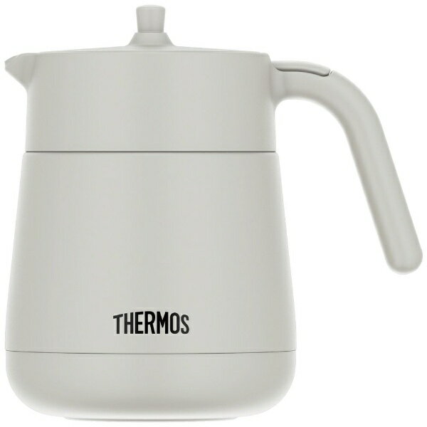 サーモス｜THERMOS 真空断熱ティーポット（容量：720ml） ライトグレー TTE-700-LGY