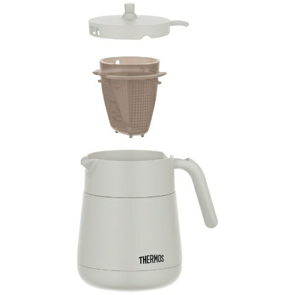 サーモス｜THERMOS 真空断熱ティーポット（容量：720ml） ライトグレー TTE-700-LGY