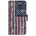 CaseMarket｜ケースマーケット CaseMarket F-51A スリム手帳型ケース The Stars and Stripes アメリカン フラッグ ヴィンテージ Old Glory F-51A-BCM2S2476-78