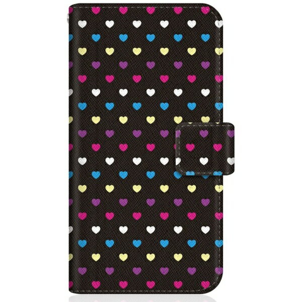 樂天商城 - CaseMarket｜ケースマーケット CaseMarket ZTG01 スリム手帳型ケース レインボー ハート 50S スリム ダイアリー ZTG01-BCM2S2531-78
