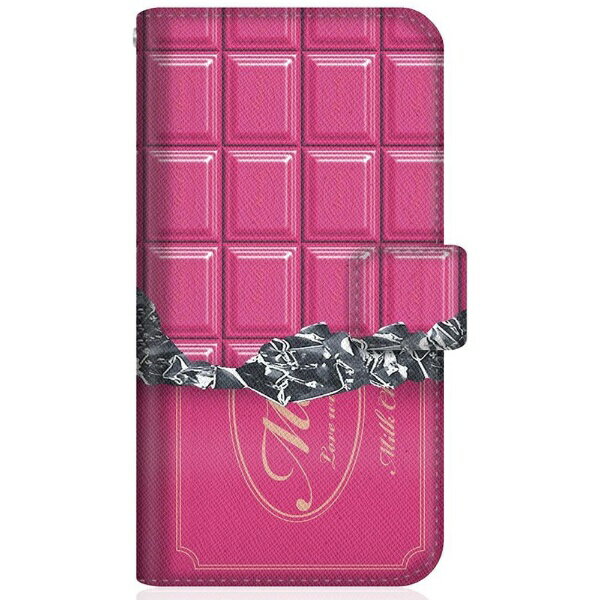 CaseMarket｜ケースマーケット CaseMarket SC-52B スリム手帳型ケース 板チョコ コレクション チョコレート ダイアリー ストロベリー SC-52B-BCM2S2264-78