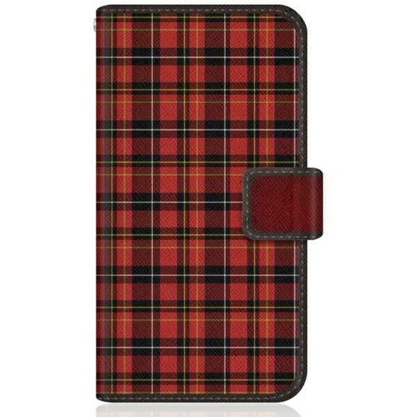 CaseMarket｜ケースマーケット CaseMarket SHG02 スリム手帳型ケース タータンチェック ダイアリー キングダム レッド SHG02-BCM2S2101-78