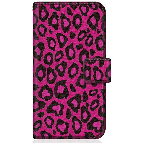 CaseMarket｜ケースマーケット CaseMarket SHG02 スリム手帳型ケース ヒョウ柄 ピンク レパード スリム ダイアリー SHG02-BCM2S2625-78