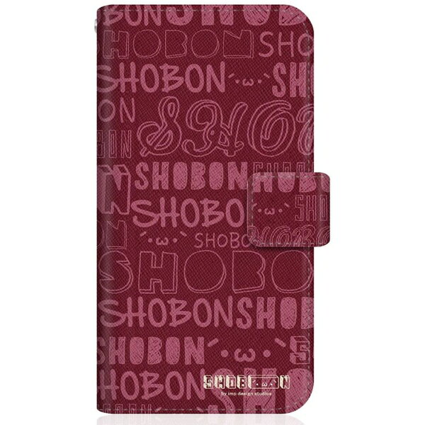 CaseMarket｜ケースマーケット SHOBON SCG08 スリム手帳型ケース ショボーン (´・ω・`) クラシック レッド SCG08-BSB2S2610-78