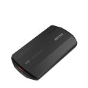 BUFFALO｜バッファロー SSD-PHP2.0U3-BA 外付けSSD USB-C＋USB-A接続 PS5/PS4対応(Chrome/Mac/Windows11対応) ブラック 2TB /ポータブル型