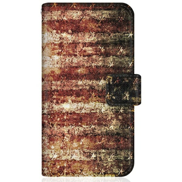 CaseMarket｜ケースマーケット CaseMarket A003SH スリム手帳型ケース アメリカン フラッグ ビンテージ ＆ ダメージ ダイアリー A003SH-BCM2S2260-78