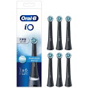 ブラウン｜BRAUN Oral-B（オーラルビー） iOアルティメイトクリーン 替えブラシ ブラック iORBCB-6EL 6本入