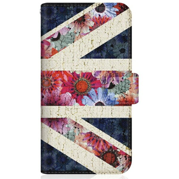 CaseMarket｜ケースマーケット CaseMarket SH-M17 スリム手帳型ケース ユニオンジャック コレクション フローラル ダイアリー SH-M17-BCM2S2627-78