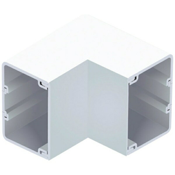 ■内曲がりの直角接続に使用します。【仕様】・色：ホワイト・幅(mm)：200・長さ(mm)：300・高さ(mm)：200【材質】・塩化ビニル