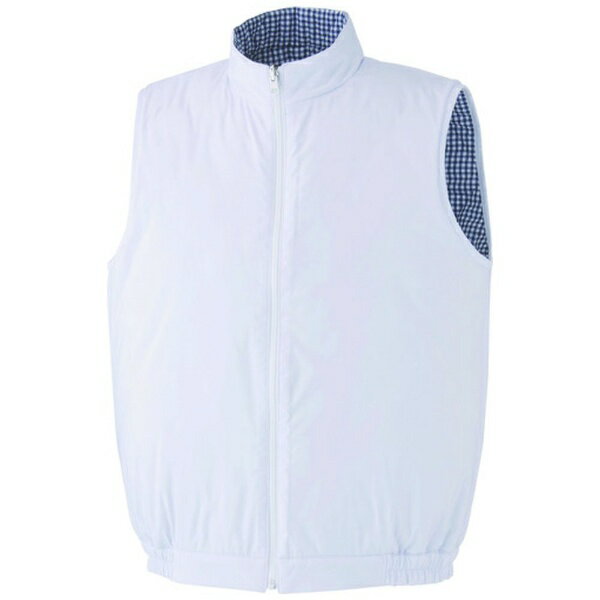 ミドリ安全｜MIDORI ANZEN ミドリ安全　食品工場用防寒ベスト　リバーシブル　4L MH3000W-UE-4L 【メー..