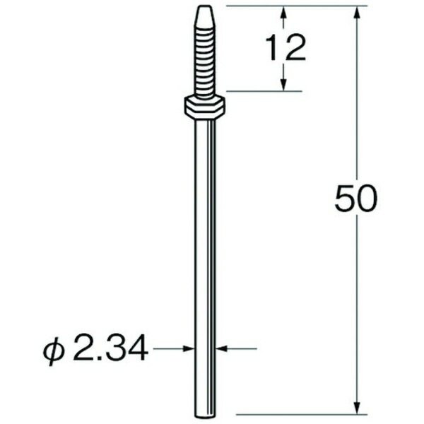 リューター｜Leutor リューター ねじ込みマンドレール M2201 【メーカー直送・代金引換不可・時間指定・返品不可】