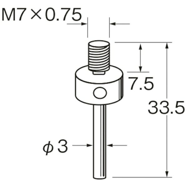 リューター｜Leutor リューター ねじ込みマンドレール M3301 【メーカー直送・代金引換不可・時間指定・返品不可】