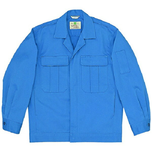 【用途】・建設業。・製造業。・運輸業。・点検・整備。・物流。・引っ越し。・ビルメンテナンス。・清掃。【仕様・規格】・色：ブルー・サイズ：S・着丈(cm)：62・胸囲(cm)：104・肩幅(cm)：43・袖丈(cm)：52【材質】・ポリエステル65％、綿35％、ツイル【質量・質量単位】・500g【注意事項】・海外生地、染色のため、若干の色ブレが発生することがあります。