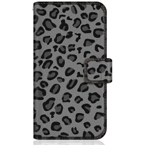 CaseMarket｜ケースマーケット CaseMarket SO-41B スリム手帳型ケース ヒョウ柄 クラシック ブラック ノート モノトーン SO-41B-BCM2S2079-78