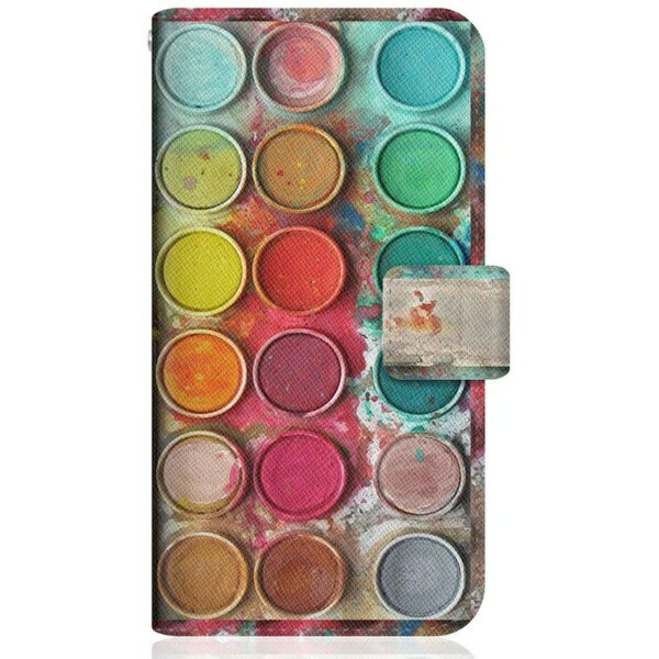 CaseMarket｜ケースマーケット CaseMarket A101SH スリム手帳型ケース カラー パレット 絵の具 デザイン アート A101SH-BCM2S2038-78