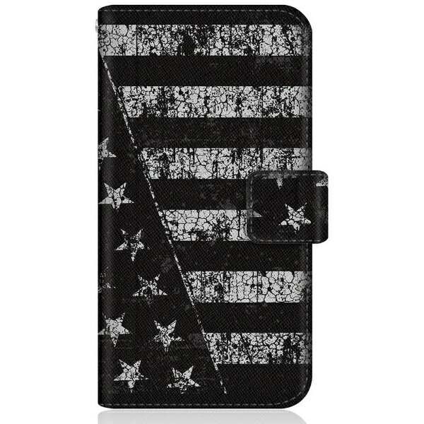 Antenna - CaseMarket｜ケースマーケット CaseMarket SOG03 スリム手帳型ケース アメリカン モノトーン ブラック フラッグス NY SOG03-BCM2S2084-78