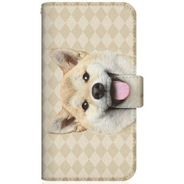 Antenna - CaseMarket｜ケースマーケット CaseMarket SOG03 スリム手帳型ケース ZAKKA ZOO ノート キュート つぶらな瞳 柴犬 ワンワン フレンチ ダイヤ柄 ベージュ SOG03-BCM2S2821-78