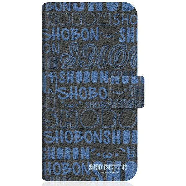 CaseMarket｜ケースマーケット SHOBON OPG02 スリム手帳型ケース ショボーン (´・ω・`) クラシック ブルー OPG02-BSB2S2611-78(2.0)