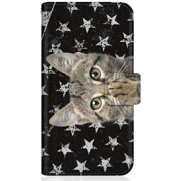 CaseMarket｜ケースマーケット NYAGO SM-G9910 スリム手帳型ケース NYAGO ノート キュート 肉球をペロペロするにゃ～。 - にゃんとも アメリカン だにゃ～。 - 星条旗柄 SM-G9910-BNG2S2440-78