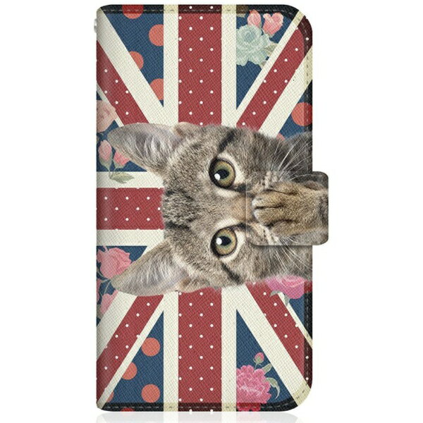 CaseMarket｜ケースマーケット NYAGO SM-G9980 スリム手帳型ケース NYAGO ノート キュート 肉球をペロペロするにゃ～。 - にゃんとも ユニオンジャック だにゃ～。 - ボタニカル柄 SM-G9980-BNG2S2438-78