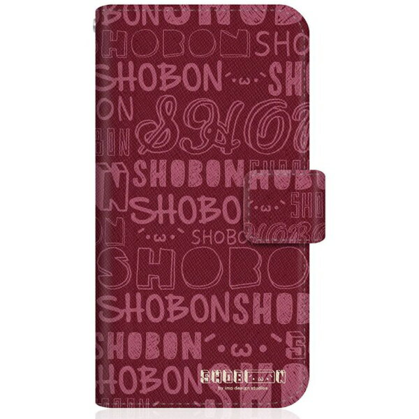 CaseMarket｜ケースマーケット SHOBON iPhone13mini スリム手帳型ケース ショボーン (´ ω `) クラシック レッド iPhone13mini-BSB2S2610-78