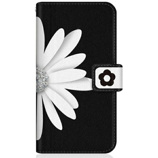 乐天商城 - CaseMarket｜ケースマーケット CaseMarket iPhone13ProMax スリム手帳型ケース モノトーン B&W ビッグ フラワー ダイアリー iPhone13ProMax-BCM2S2198-78