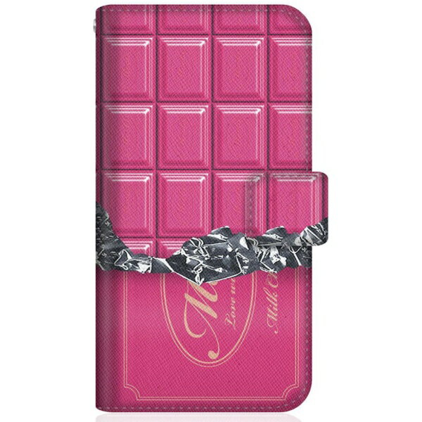 CaseMarket｜ケースマーケット CaseMarket FCG01 スリム手帳型ケース 板チョコ コレクション チョコレート ダイアリー ストロベリー FCG01-BCM2S2264-78