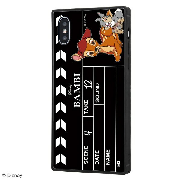 イングレム｜Ingrem iPhone XS / iPhone X/耐衝撃ケース KAKU トリプルハイブリッド 『バンビ/Clapperboard』 イングレム IQ-DP20K3B/BB002