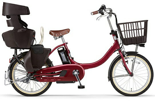 ヤマハ｜YAMAHA 電動アシスト自転車 PAS Babby un SP coord. パス バビー アン スーパー コーデ リヤチャイルドシート標準装備モデル アンティークレッド PA20BSPR [20インチ /3段変速]【キャンセル・返品不可】 【代金引換配送不可】のサムネイル